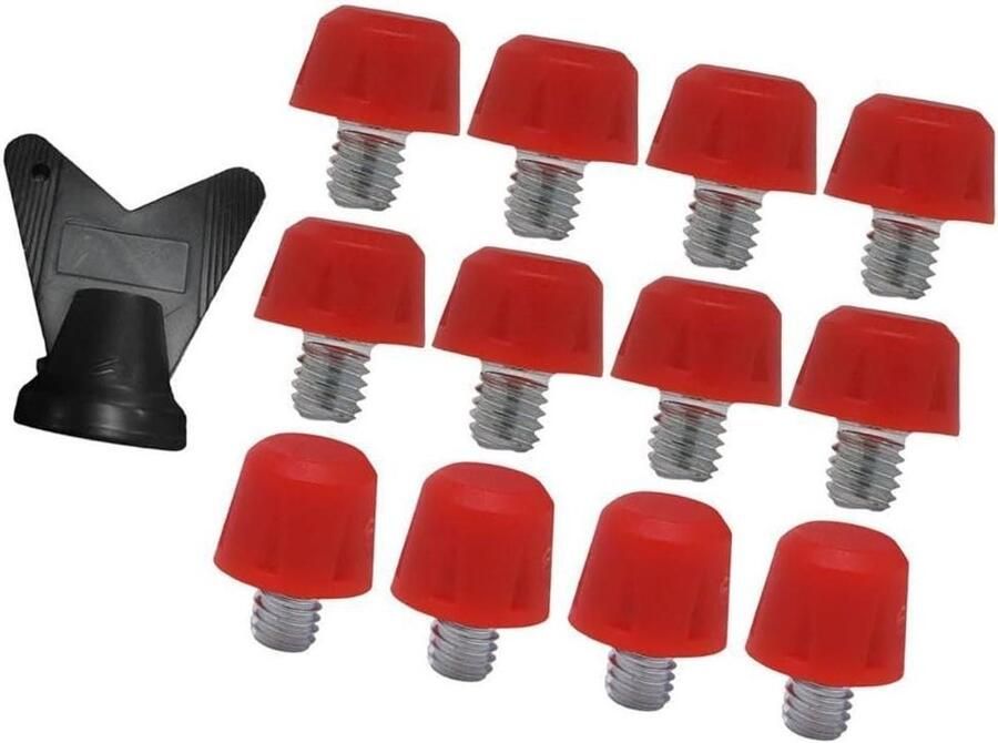 Vervangende Noppen Voetbal Noppen Sport Prestaties Optimale Grip 12 Stuks Zwart