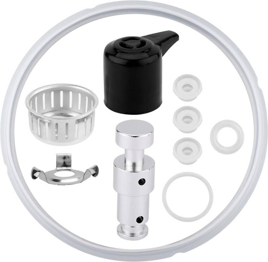 Vervangende Onderdelenset voor Instant Pot Duo 8-Qt en Binnen- en Buitendiameter Siliconen Afdichtring voor Snelkookpanaccessoires Keukenbenodigdheden
