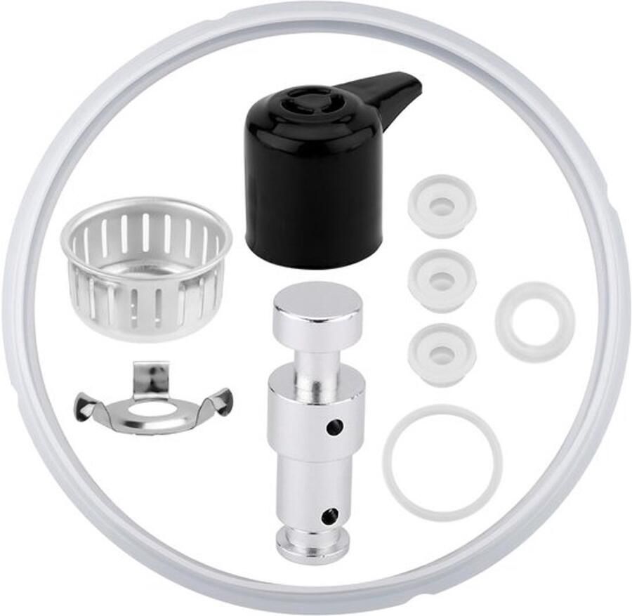 Vervangende siliconen afdichtringen set met binnen- en buitendiameter van en geschikt voor Instant Pot Duo 8-Qt snelkookpan voor optimale afsluiting en gebruiksgemak
