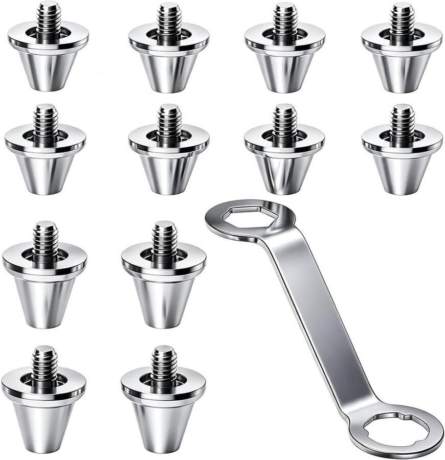 Vervangende voetbalschoenen voor zacht terrein training en snelle vervanging 8 x 11 mm en 4 x 13 mm ideaal voor sporters en professionals