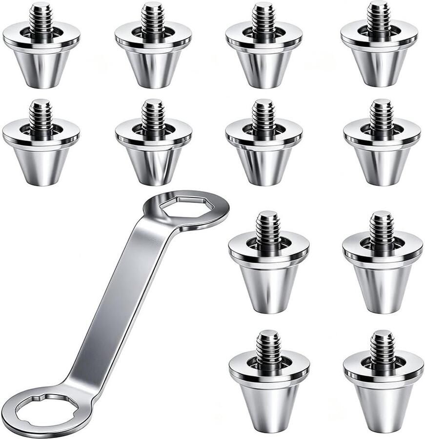 Vervangende voetbalschoenen voor zacht terrein training snelle vervanging en professionele sportprestaties 8 x 11 mm en 4 x mm
