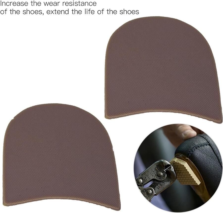 Vervangende zool voor leren schoenen ideaal voor schoenreparatie duurzame hakken en accessoires in lichtbruin