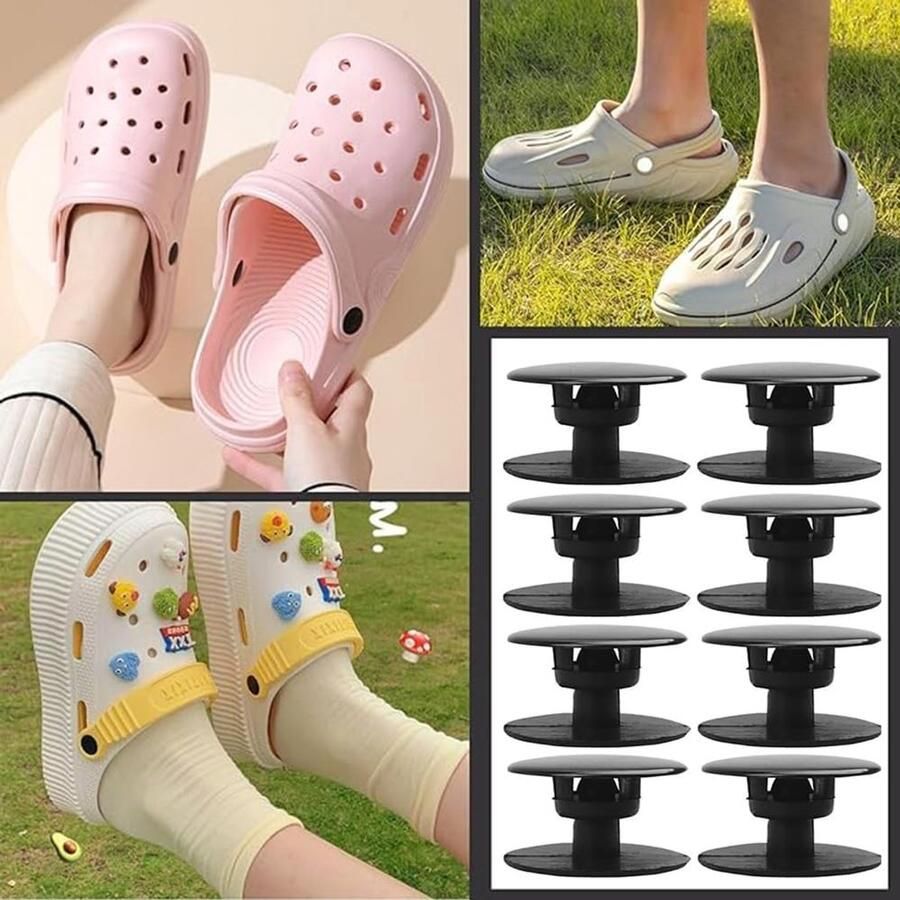 Vervangingssets voor Clogs met Snap Fasteners Plasti mm 20 Sets Rivets voor Schoenreparatie en Accessoires