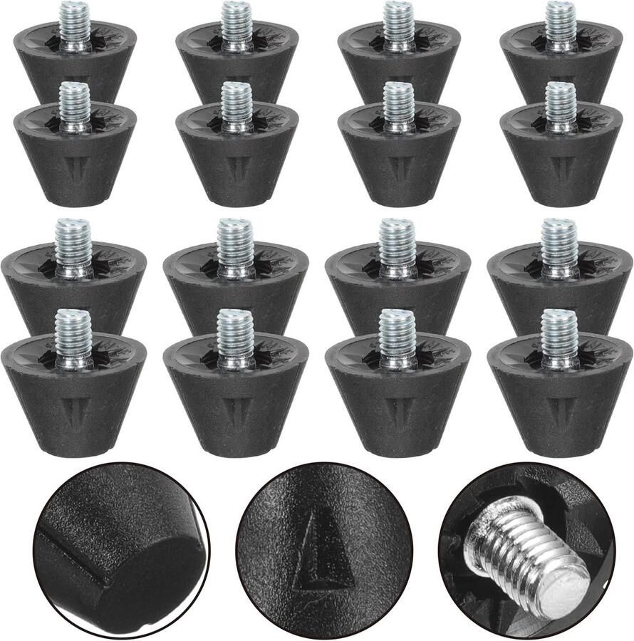 Vervangtips voor voetbalschoenen: 16 duurzame spikes en studs voor optimale grip en prestaties