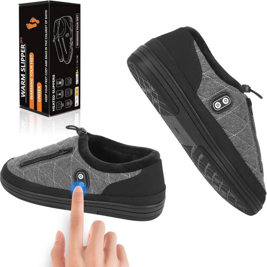 Verwarmbare Pantoffels voor en Elektrische Voetenwarmers met Draadloze 5000 mAh Batterij