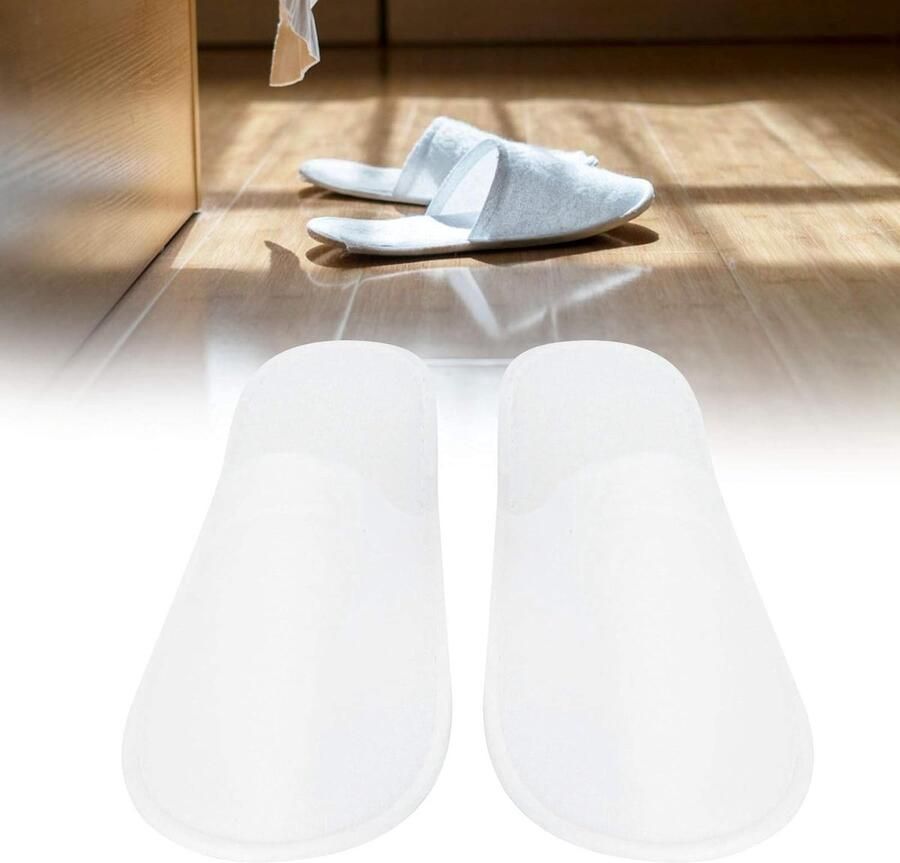 Verwisselbare Slippers voor Hotel en Spa 50 Paar Draagbare Antislip Slippers voor Reizen Comfortabele en Hygiënische Slippers voor nen en