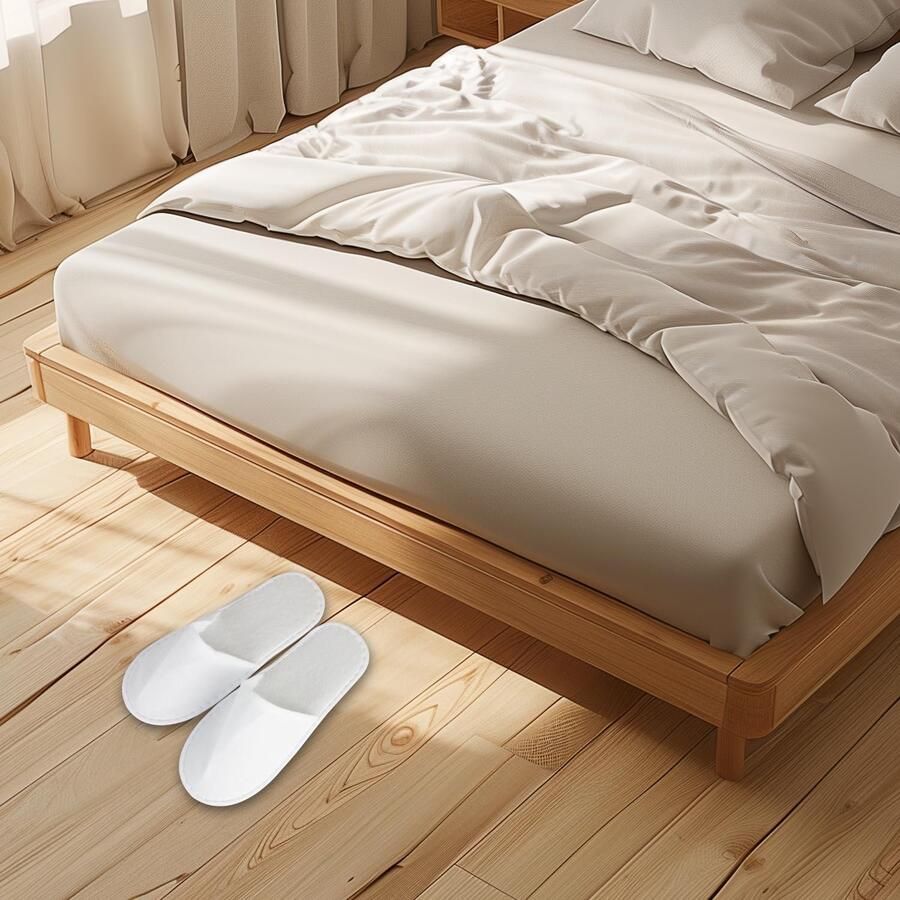Verzorgde wegwerp slippers 20 paar Unisex gesloten teen Zacht en comfortabel Ideaal voor gasten m-winkel