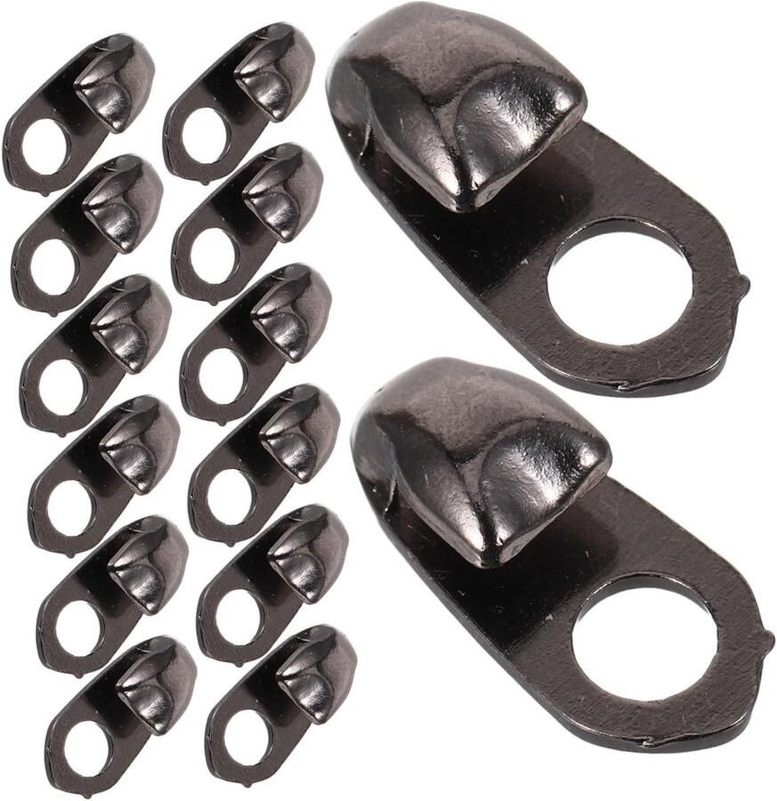 Veterhaken Set Schoenhaken Gespen Laarzen Repareren Metalen Constructie 20 Stuks Zwart