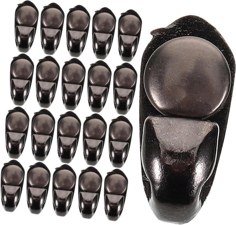 Veterhaken Set Schoenhaken Oogjes Laarzen Reparatie Antiek Bronzen Afwerking 40 Delige Set Donkerbruin