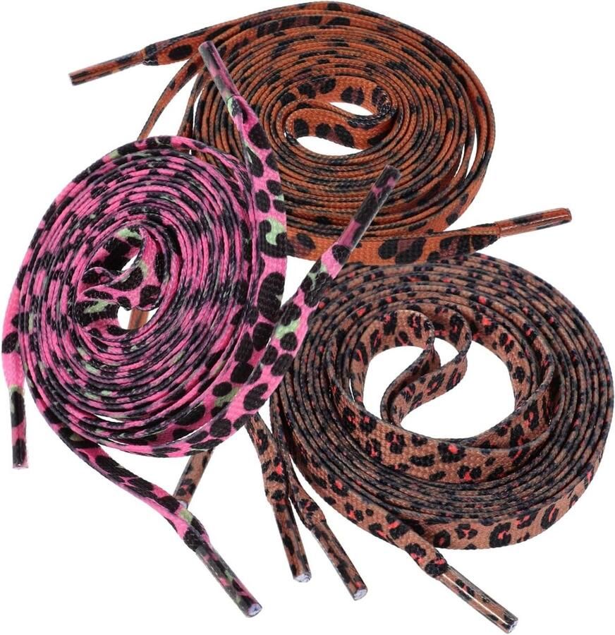 Veters Schoenveters Schoenen Opfrissen Dierenprint Geleopard