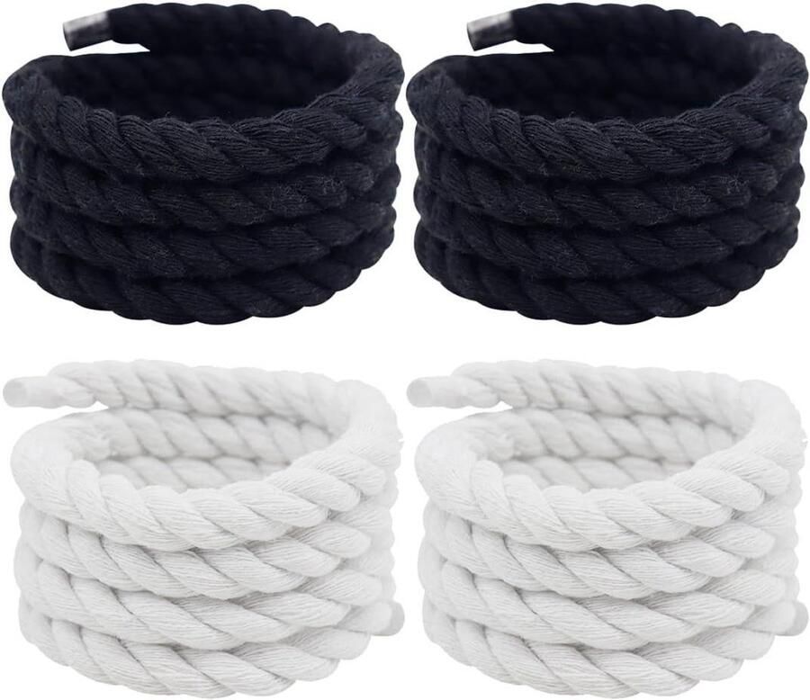 Veters Sportschoenen Sneaker Rond Zwart Wit Air Force 1 Camp S Gymschoenen Loopschoenen