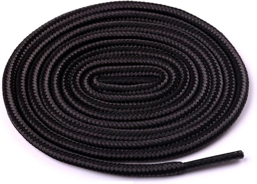 Veters voor Laarzen Schoenveters Polyester Outdoor Activiteiten Dubbelkleurig Ontwerp Donkergrijs Zwart