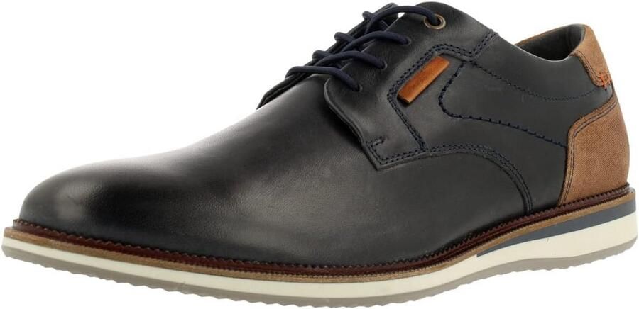 Veterschoenen Heren Klassieke Schoenen Dagelijks Gebruik Ronde Neus Bruin