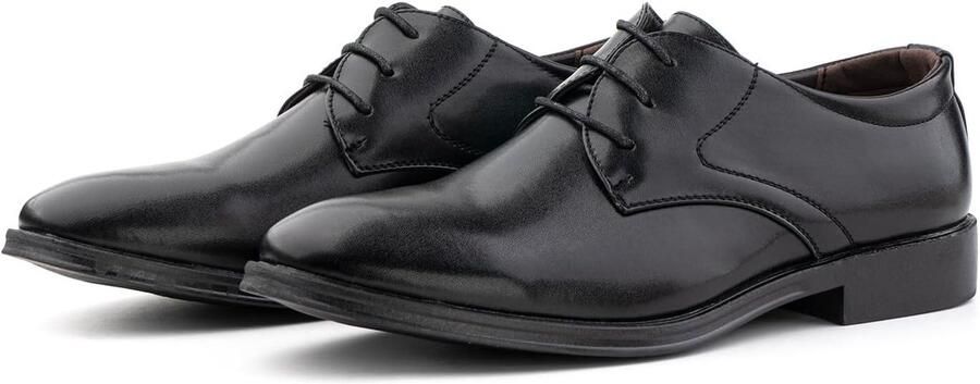 Veterschoenen plat brogue lakleer formeel werk bruid zwart bruin