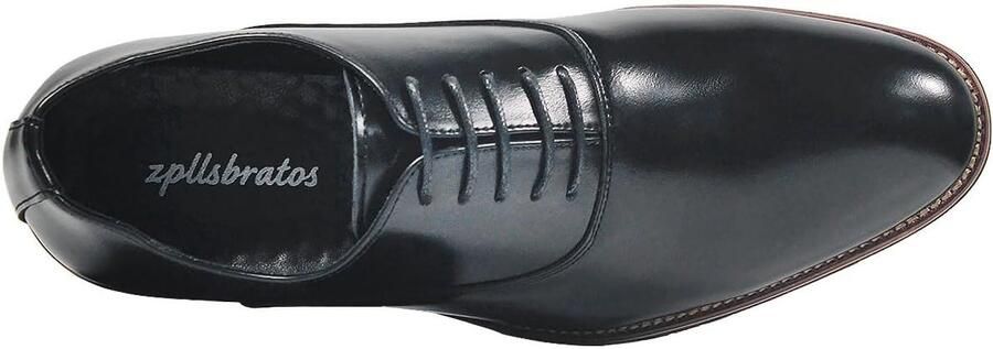 Veterschoenen van Kunstleer Formele Zakelijke Dress Schoenen voor Werk Kantoor Bruiloft Comfortabel Antislip