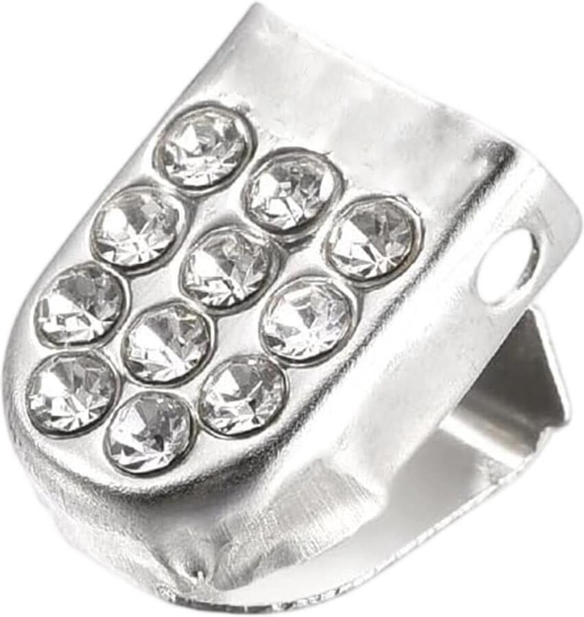 Schoenveters Zonder Strikken Drukknop Gesp Gemakkelijk Schoenen Dragen Stabiele Sluiting 1 x Zilver - Foto 2