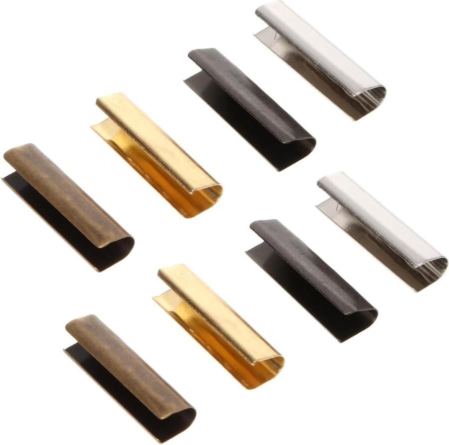 Vetersluiting Tips Aglets Schoen Schoenen Repareren Koperen Materiaal 4 Stuks Assorti