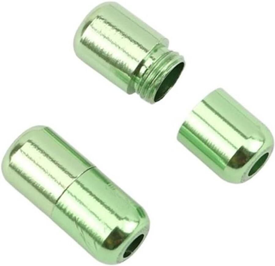 Vetersluitingen Schoen Accessoires Gemakkelijk Lopen Aluminium Gespen 10 Stuks Groen