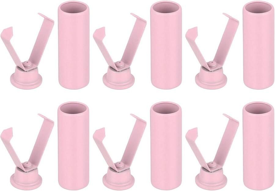 Vetersluitingen Schoenkoppen Kleding Repareren Roest- en Slijtvast 6 Stuks Roze