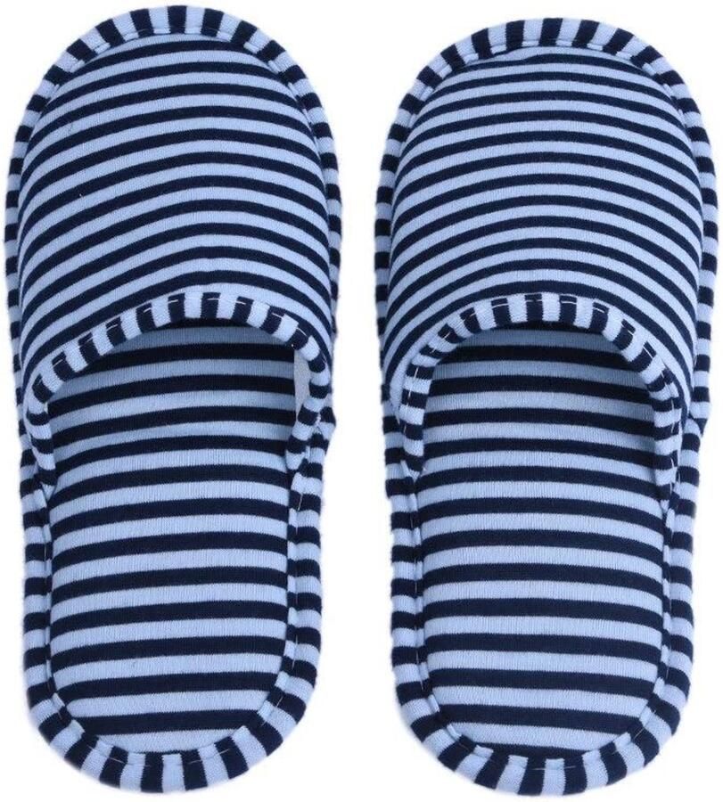 Dailygoods- Slippers Opvouwbaar Antislip Inclusief Opbergtas Lichtgewicht Comfortabel Materiaal: Katoen EVA Reis Slippers