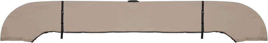 Vierkant frame Bimini Top Opberghoes met Achterlichtopening Boot Bimini Opbergtas met 2 Vaste Riemen 223 W voor 3 Bow 4 Bow Beige 1 Set