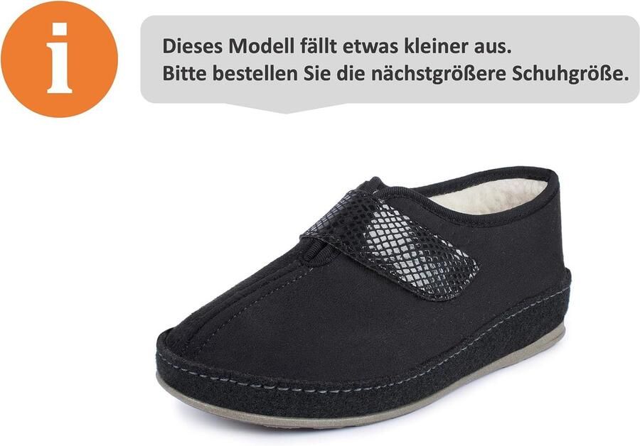 Vilten pantoffels voor dames warm gevoerd scheerwol antislip klittenbandsluiting