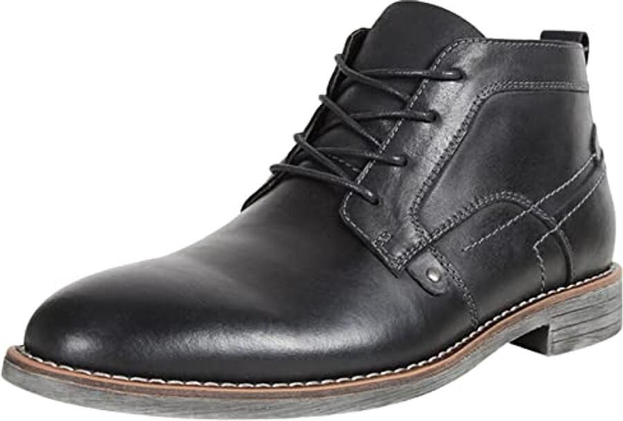 Vintage Echt Leer Enkel Laarzen voor Mannen Chukka Motorlaarzen