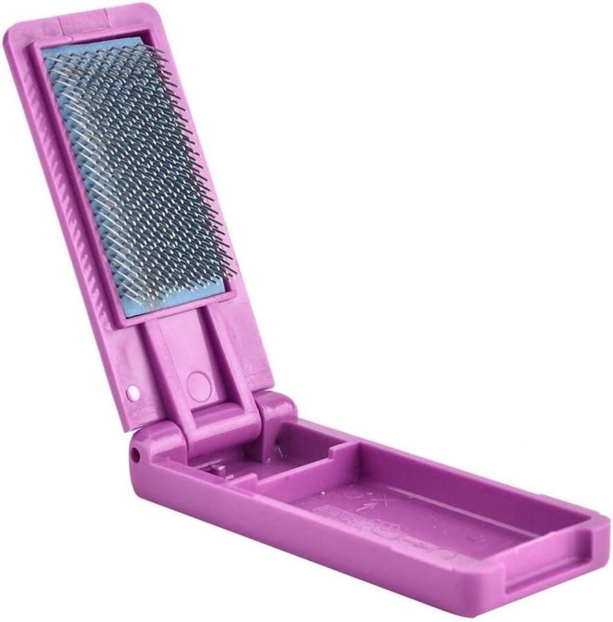 VirtuBuy- Dansschoenenborstel Kunststof Opvouwbaar Suede Zool Bal Latijnse Salsa Paars Dansschoenen Geschikt voor Staaldraad Suède Zoolborstel