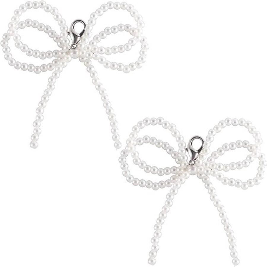 Vlinder Schoenhangers met Dubbele Kralen voor Sneakers en Sandalen Bedelveters Clips Decoratie Schoenaccessoires voor Dameslaarzen