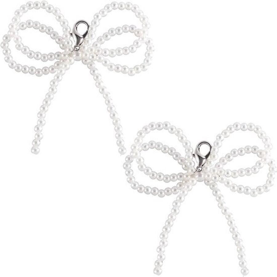 Vlinder Schoenhangers met Dubbele Kralen voor Sneakers en Sandalen Bedelveters Clips Decoratie Schoenaccessoires voor Dameslaarzen