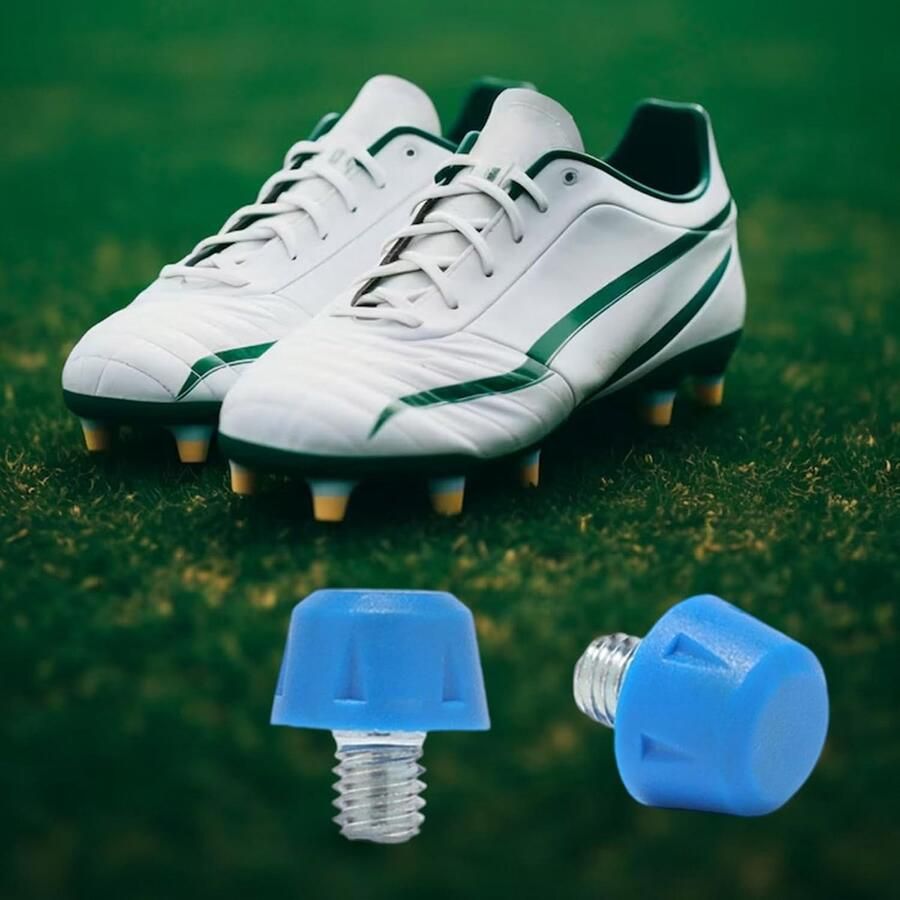 Voetbal Spikes Noppen Schoenplaten Voetbal Training Schroefbare Vervanging 10mm Zwart
