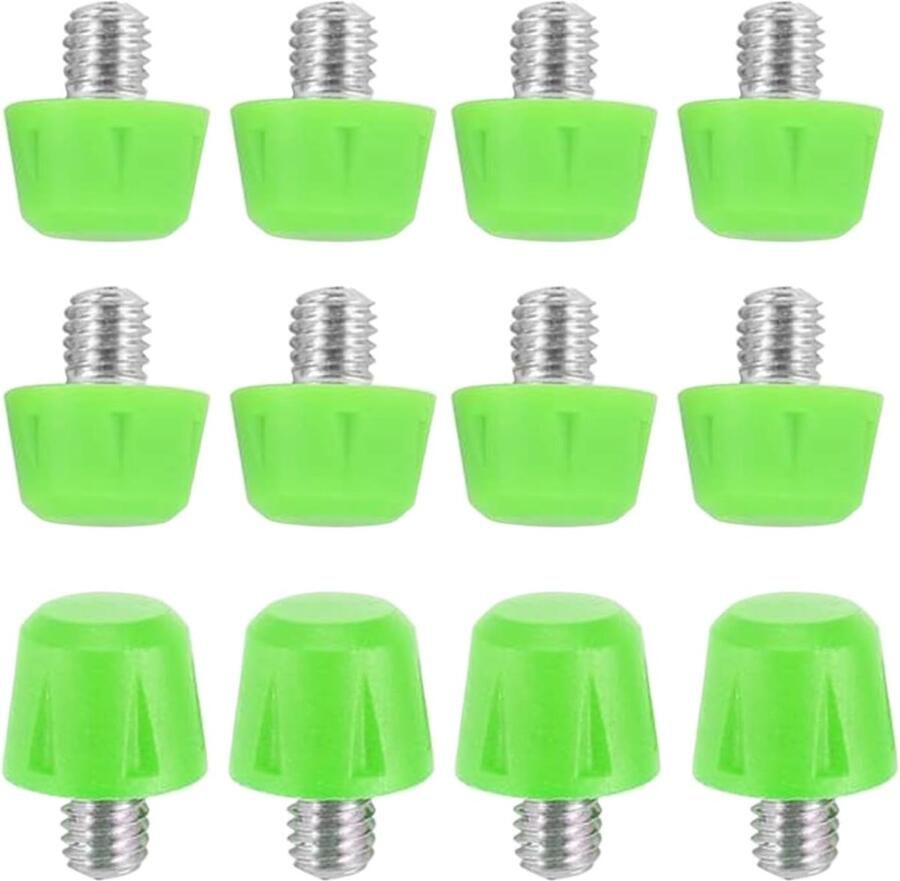 Voetbalschoen Noppen Schoen Accessoires Verbeterde Grip Inclusief Sleutel M6 Schroefdraad Zwart