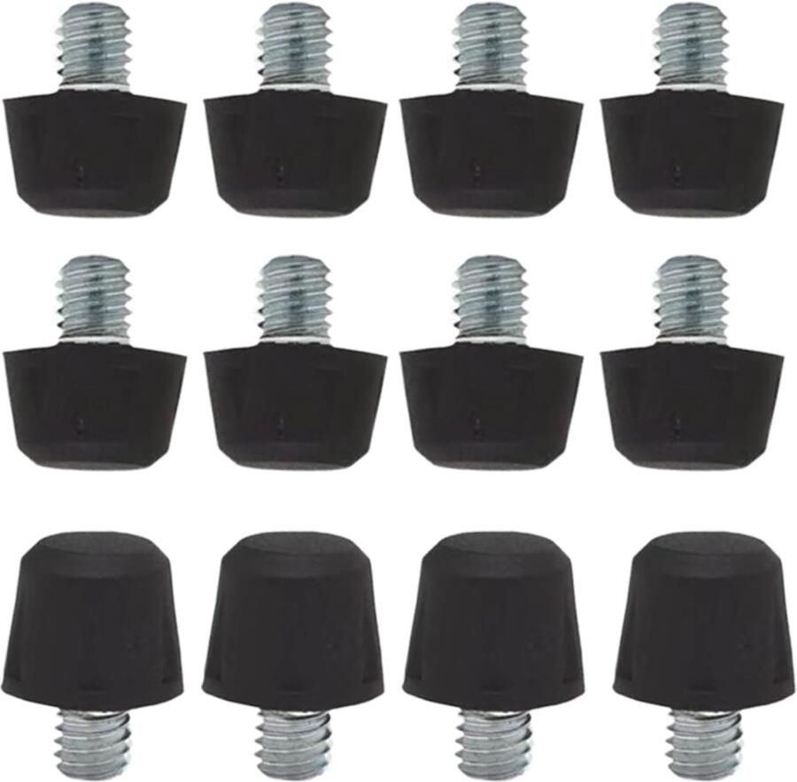 Voetbalschoen Noppen Schroefdoppen Schoen Verbeterde Tractie Inclusief Schroefsleutel 8x 8mm 4x 11mm