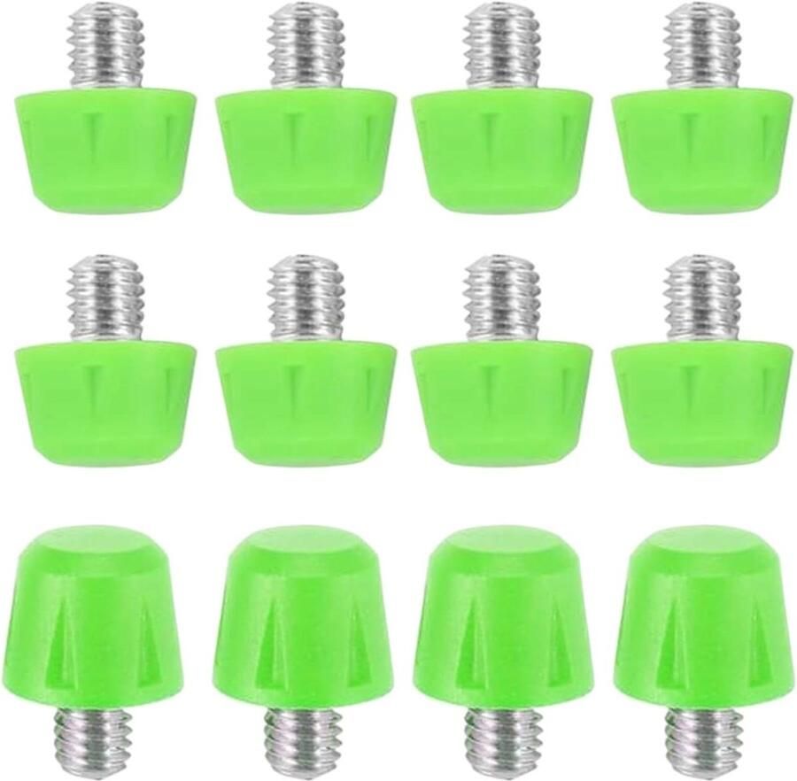 Voetbalschoen Noppen voor schoenen Verbeteren Grip Universele Compatibiliteit 8 mm 11 mm Groen
