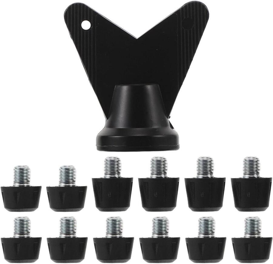 Voetbalschoen Noppen Vervangende Spikes Sportprestaties Verbeteren Inclusief Nagelverwijderaar 15 mm + 18 mm Multi