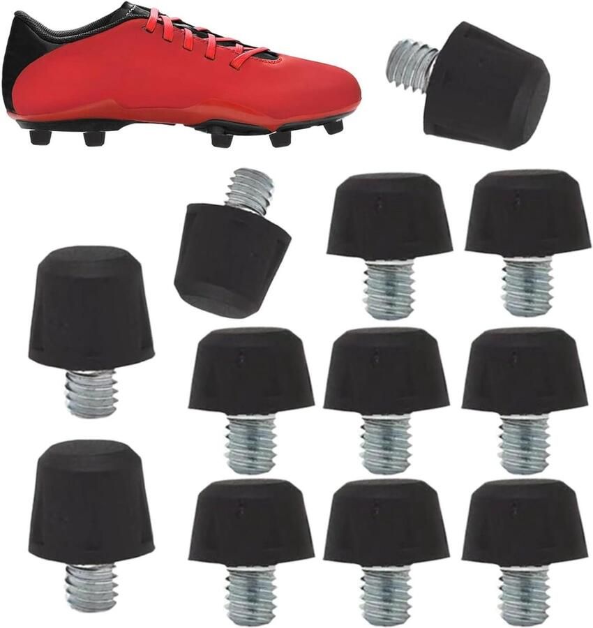 Voetbalschoen Nubs Schroefnoppen Vervanging Grip Verbeteren Hoge Sterkte Nylon 8x 8mm 4x 11mm Zwart