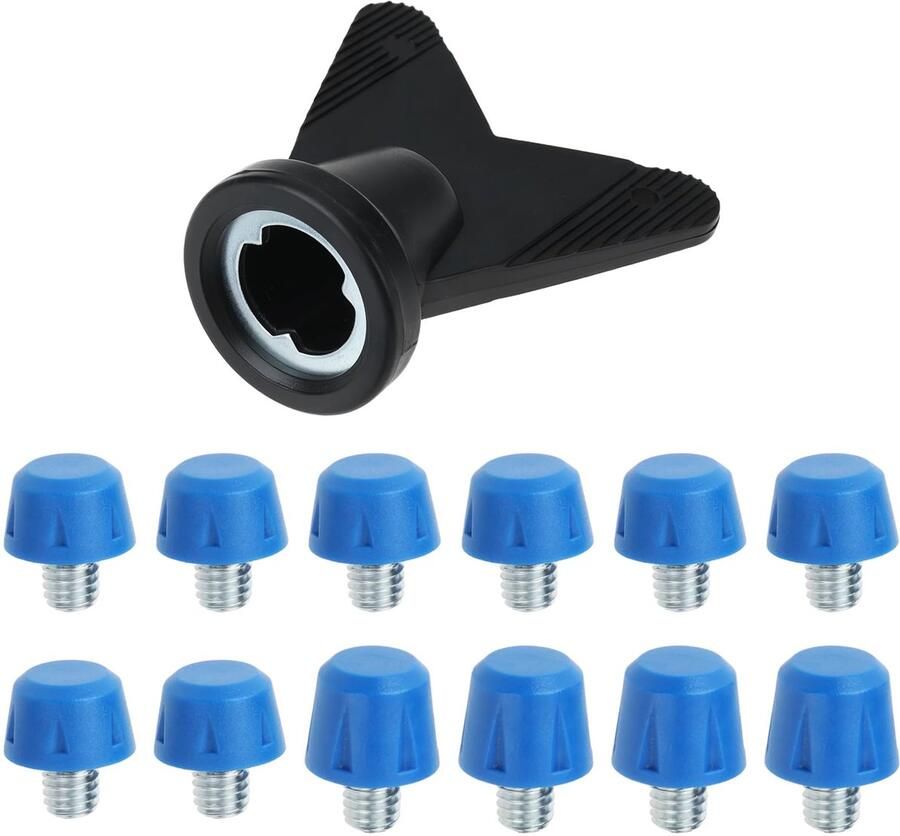 Voetbalschoen Spikes M6 Schroefdraad Ontwerp 12 Stuks (8mm en 10mm)