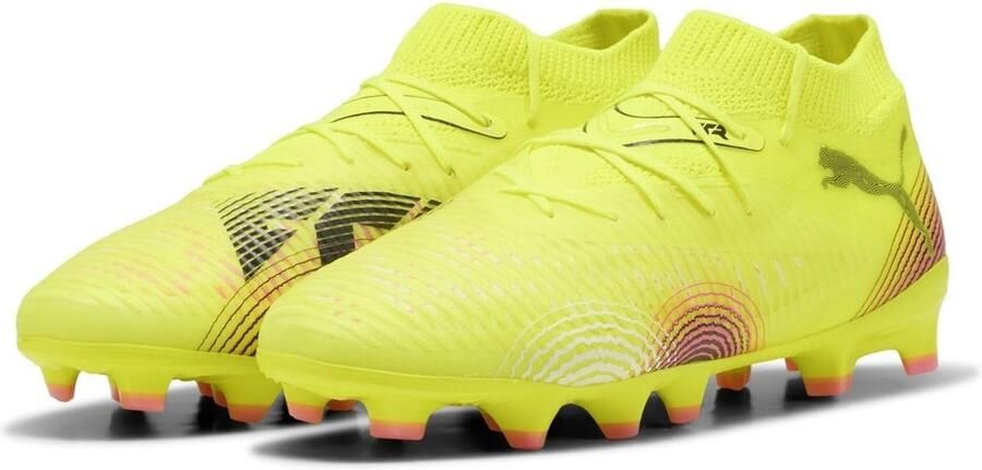 Voetbalschoen voor Kinderen Flexibele Bovenkant Geel Zwart - Foto 1