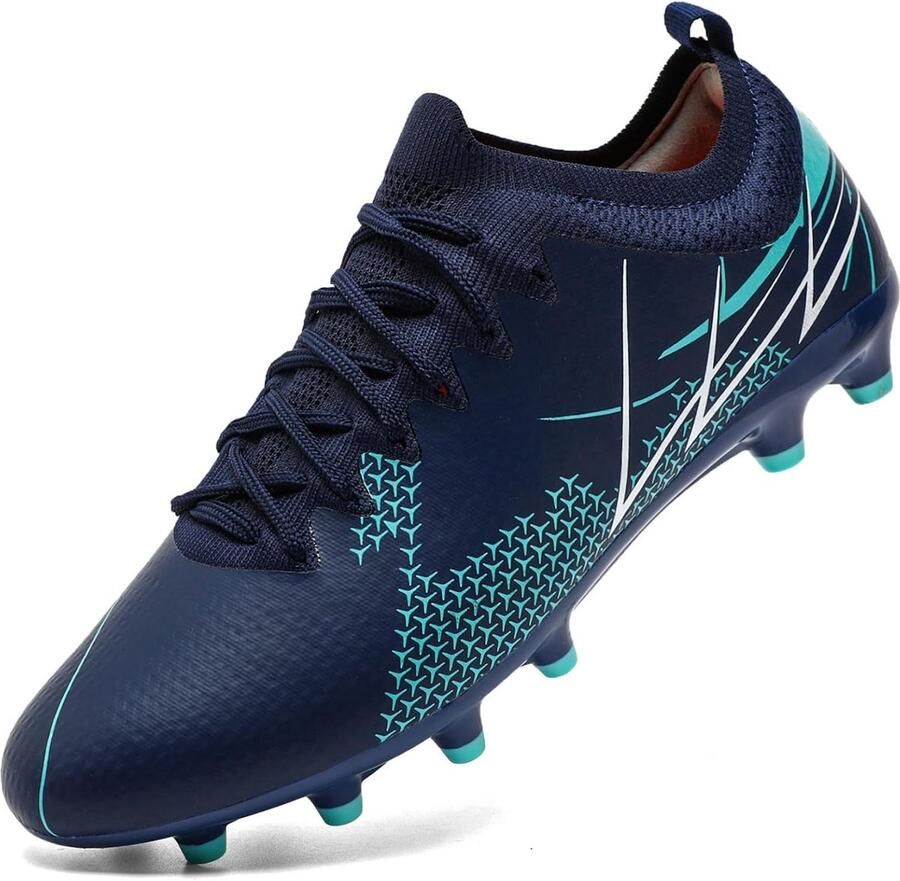 Voetbalschoenen Heren en Jongens voor Kunstgras en Buiten Stevige Noppenschoenen