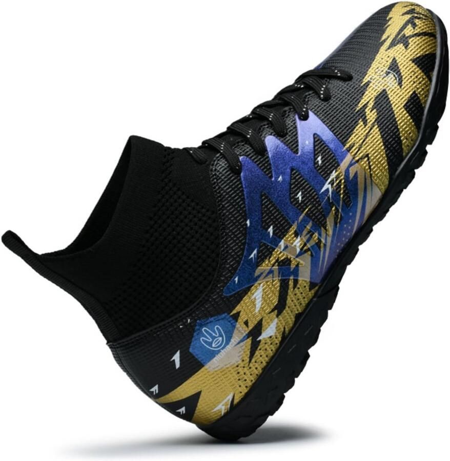 Voetbalschoenen Heren Hoge Spikes Outdoor Training Ademende Sportschoenen