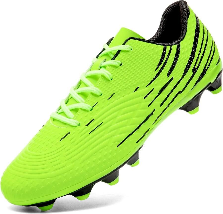 Voetbalschoenen Heren voor Gras en Zaal Antislip en Hoge Noppen