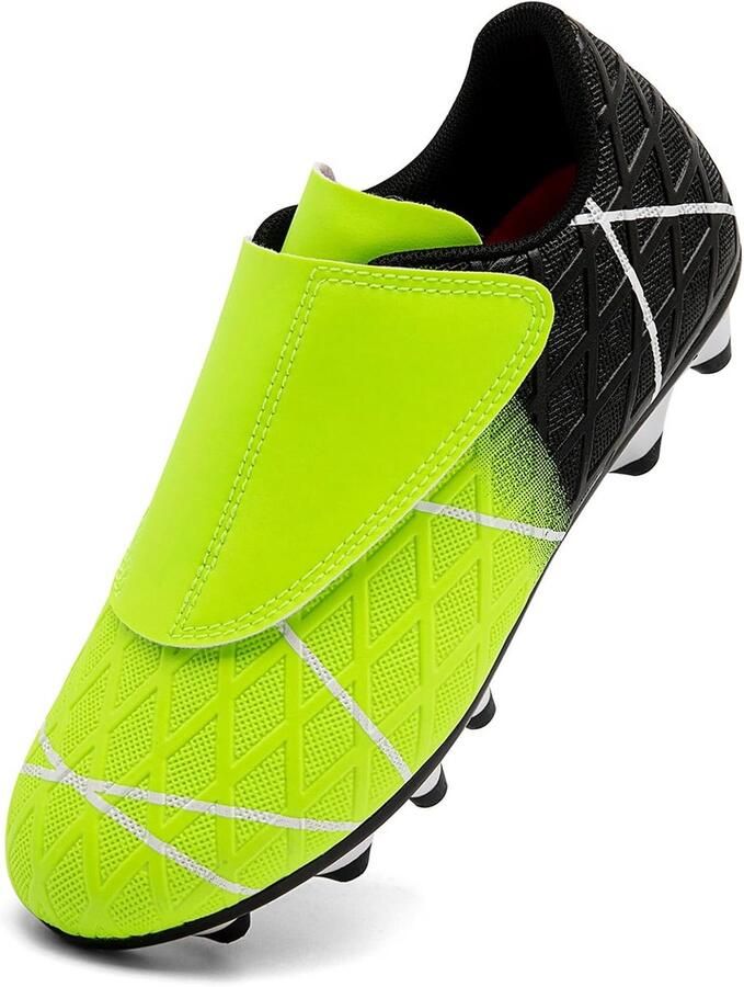 Voetbalschoenen Jongens en Kinderen Lage Teen Spikes voor Training en Wedstrijd