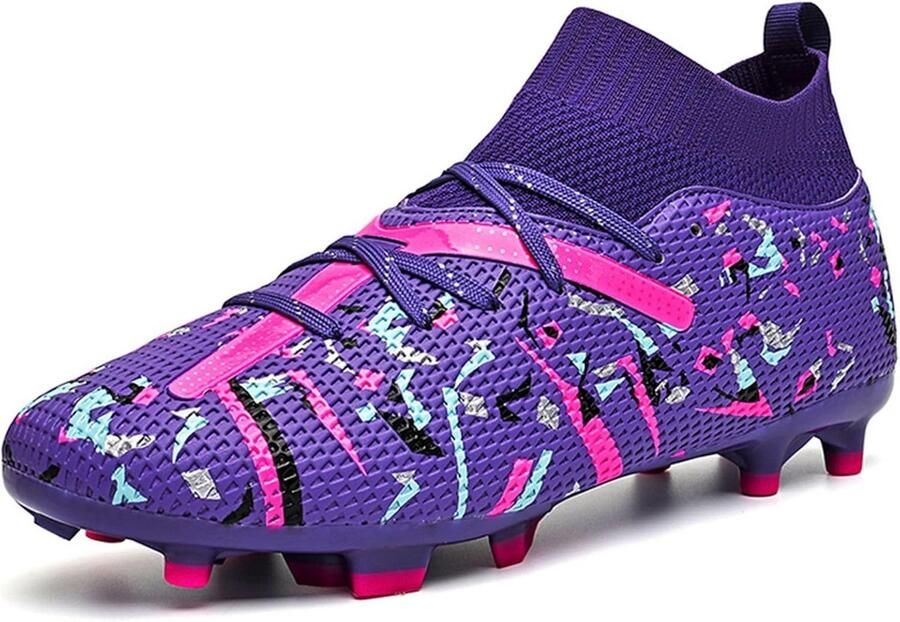 Voetbalschoenen Jongens FG AG Professionele Trainingsschoenen voor Kunstgras en Natuurgras