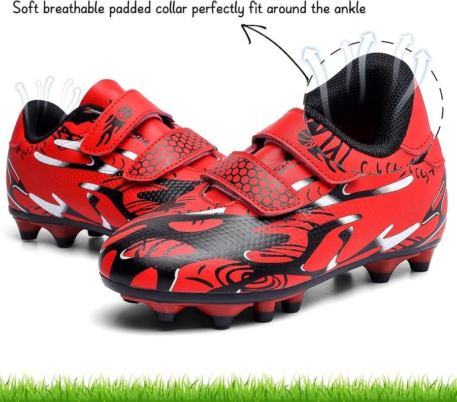 Voetbalschoenen Jongens Low-Top Spikes Voetbalschoenen Kinderen Teenage Voetbalschoen Outdoor Professionele Trainingsschoenen Soccer Schoenen