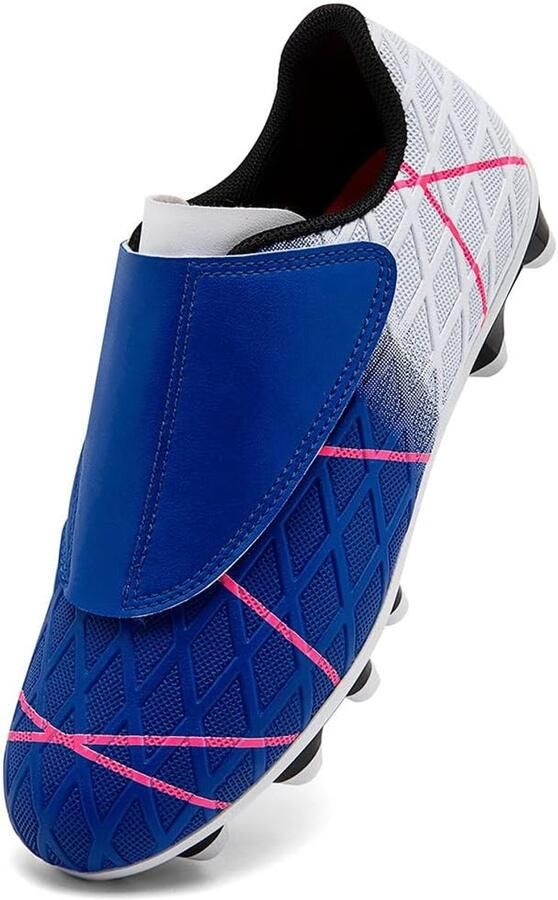 Voetbalschoenen kinderen 37 EU wit blauw kunstgras ideaal voor training SnelShoppen