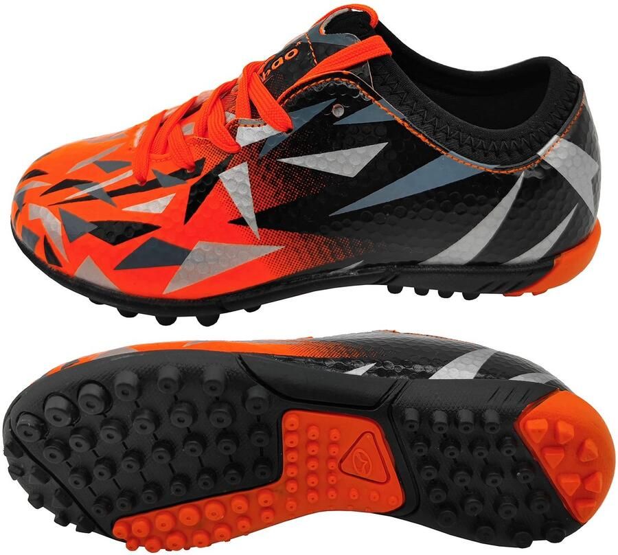 Voetbalschoenen kinderen firm ground oranje ideaal voor buiten ShopVlot