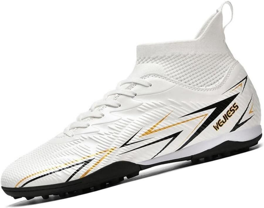 Voetbalschoenen voor heren Wit-R 39 EU Hoog Sokontwerp Voor Indoor- en Outdoorvoetbal