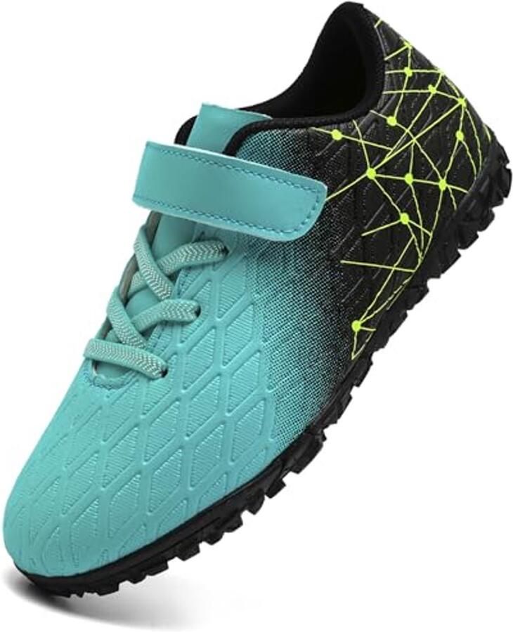 Voetbalschoenen voor Kinderen Antislip Lage Noppen voor Kunstgras en Binnen Ideaal voor Training en Wedstrijden
