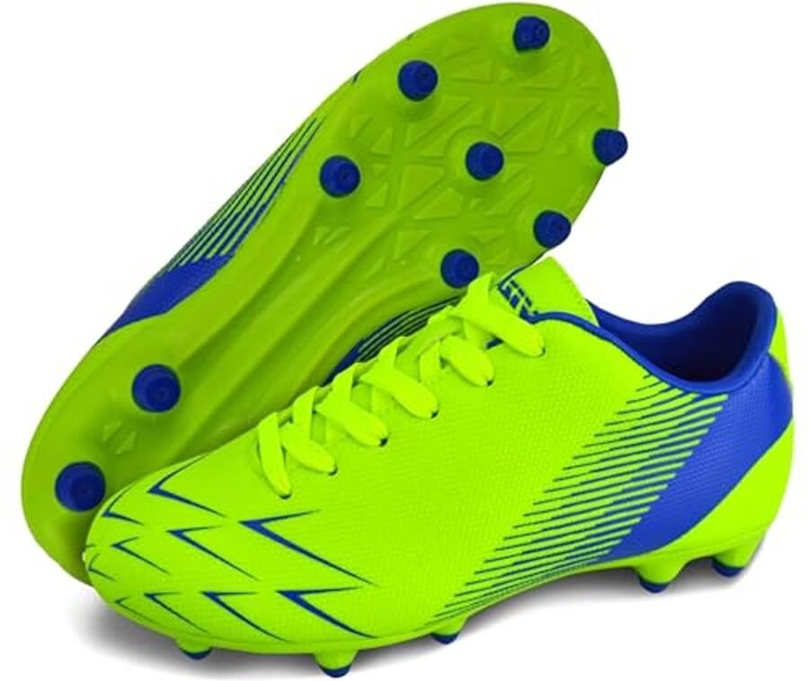 Voetbalschoenen voor Kinderen Noppenschoenen voor Buiten Voor Vaste Ondergrond Geschikt voor en