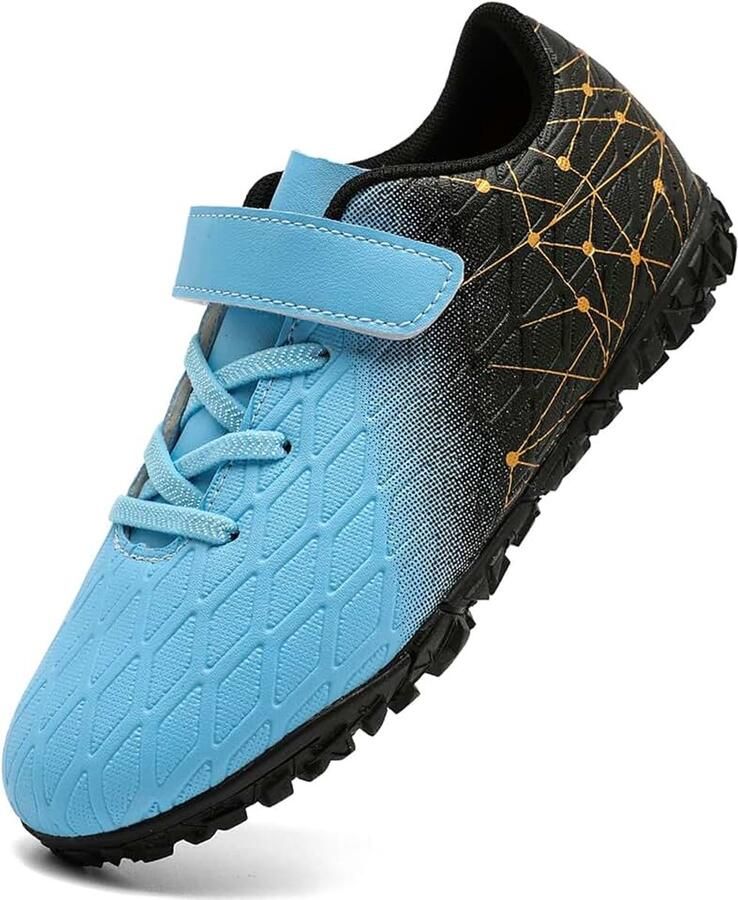 Voetbalschoenen voor kinderen voetbalschoenen met lage noppen voor kunstgras binnen antislip voor training en voetbal voor jongeren voetbalschoenen